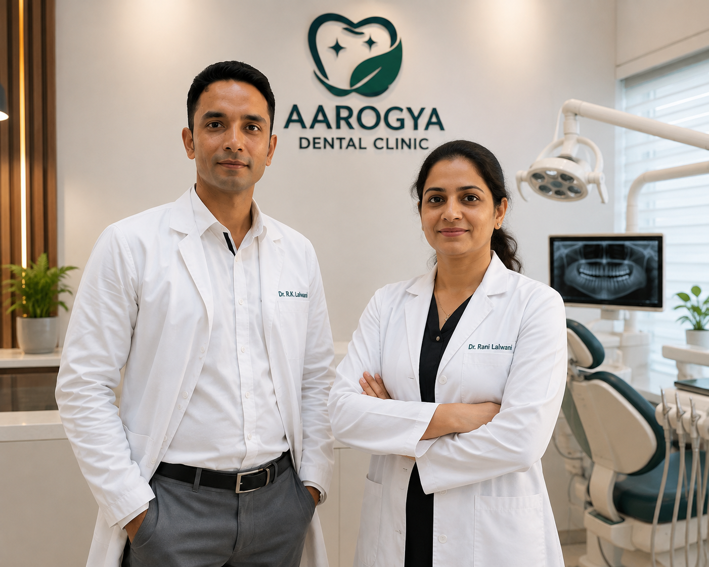 Dr R K Lalwani and Dr Rani Lalwani - Aarogya Dental Clinic